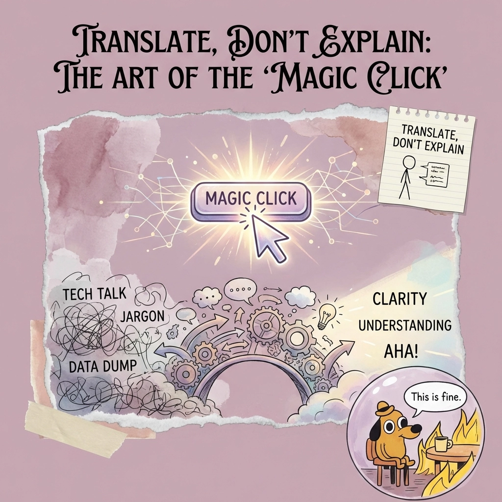 Translate, Don't Explain: The Art of the Magic Click