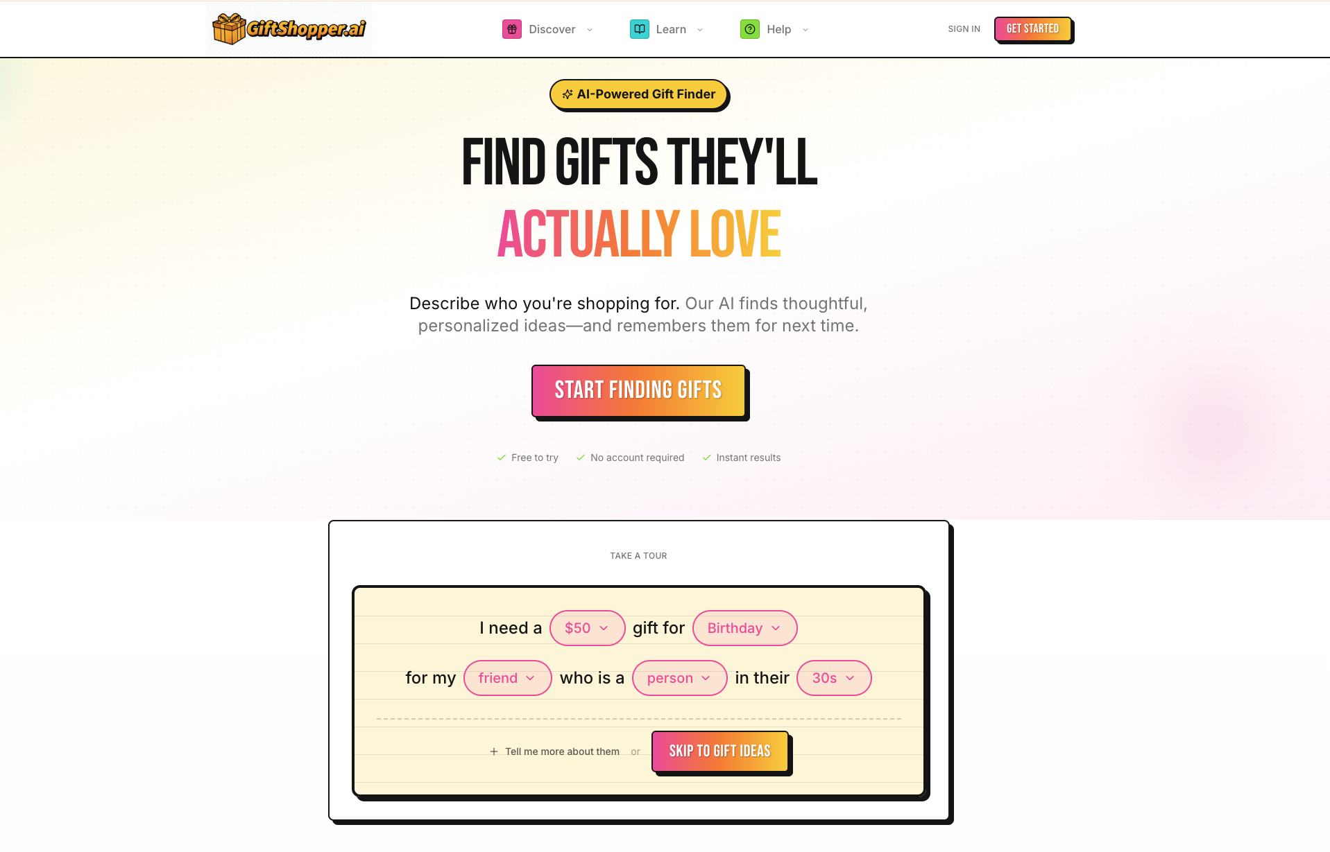 Gift Shopper AI